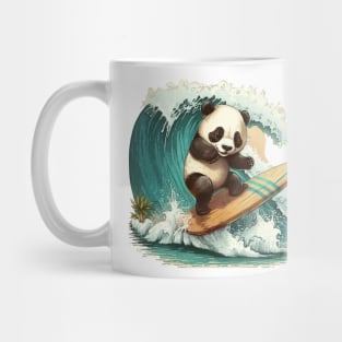 Surfing Panda Mug